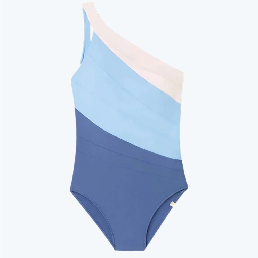 Summersalt Sidestroke One-Shoulder Swimsuit
